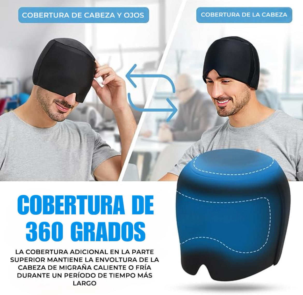 Gorro Anti-Migraña de Gel