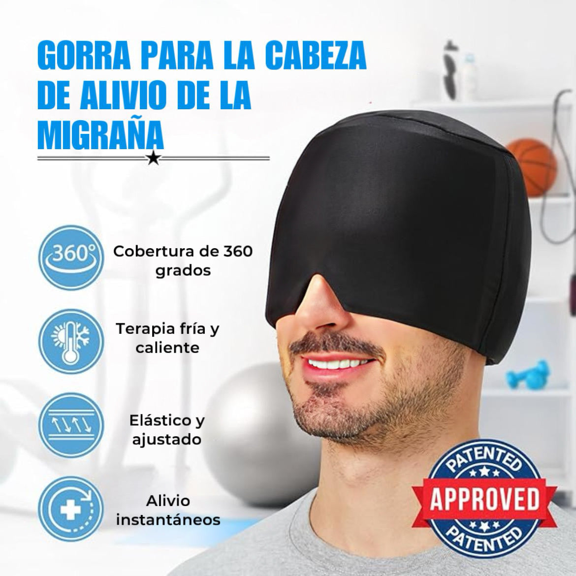 Gorro Anti-Migraña de Gel